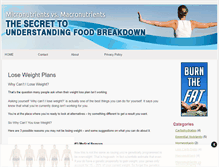 Tablet Screenshot of macronutrients.net